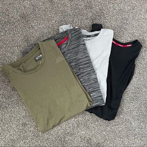 Men’s Bundle Workout/Active Shirts - All Large